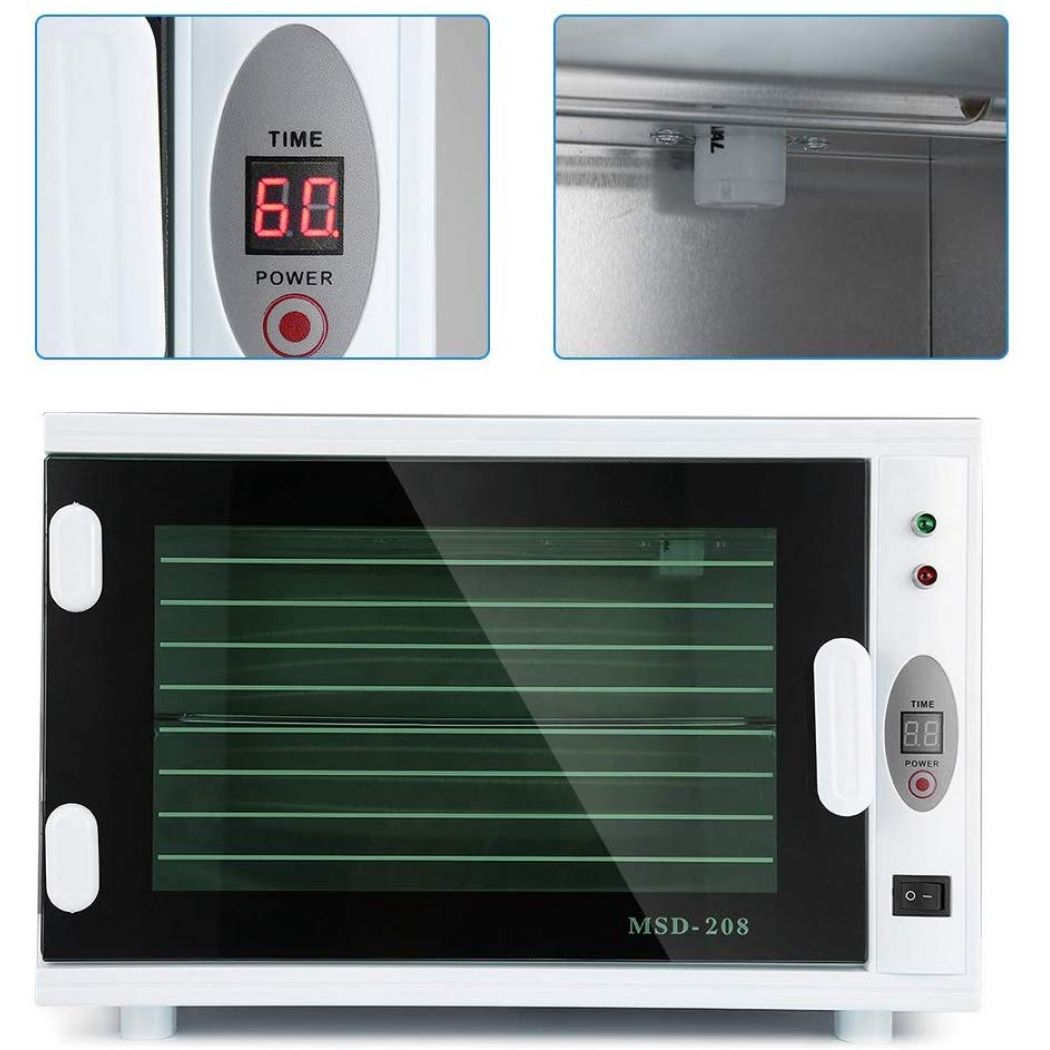 UV Light Sterilizer Cabinet Timer and LED Display